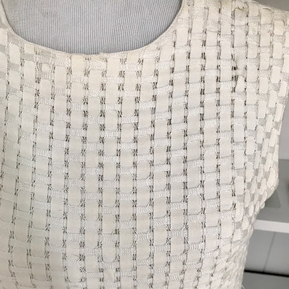 Vintage Italian Woven Ribbon and Linen Dress - Picture 3 of 8